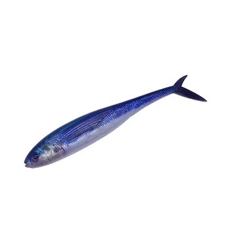CHEERY 12cm 3D PVC Fork Tail Fishing Bait Soft Plastic Lure for Ocean Boat River Lake Sea Stream Fishing – Soft Lure – view 5
