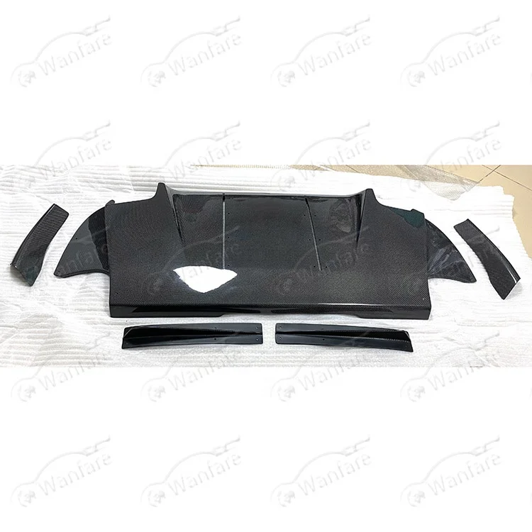 VRS STYLE CARBON FIBER REAR DIFFUSER for 2001-2007 MITSUBISHI EVOLUTION EVO 7-9 EVO 7 8 9