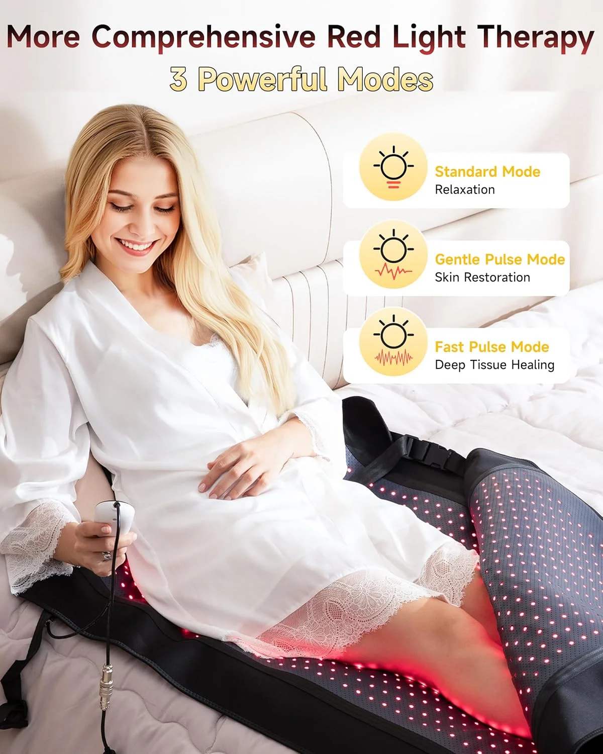 Red Light Therapy Sauna Blanket 660nm 850nm Full Body Bed Sleeping Bag Home Use Beauty Equipment for Pain Relief