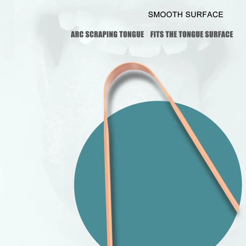 Premium Ayurvedic Copper Tongue Cleaner Indian Handmade Tongue Scraper