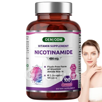 OEM ODM Wholesale Whitening Skin Vitamin Supplements Enhance Immune System Nicotinamide Capsules