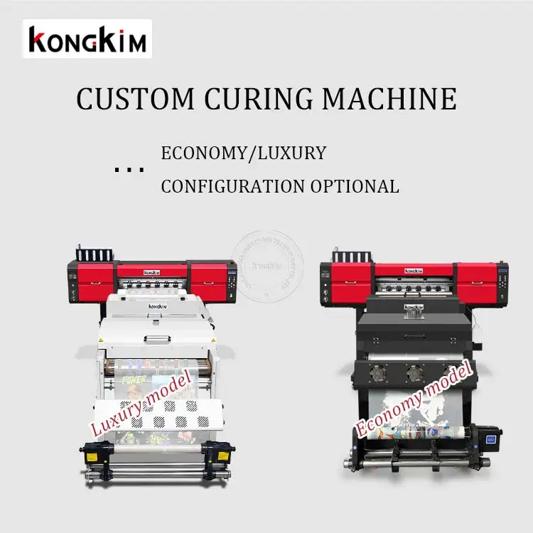 KONGKIM 24 Inch Dtf Printer Dtf t Shirt Printing Pet Film Roll Printer Dtf Printer for Beginners