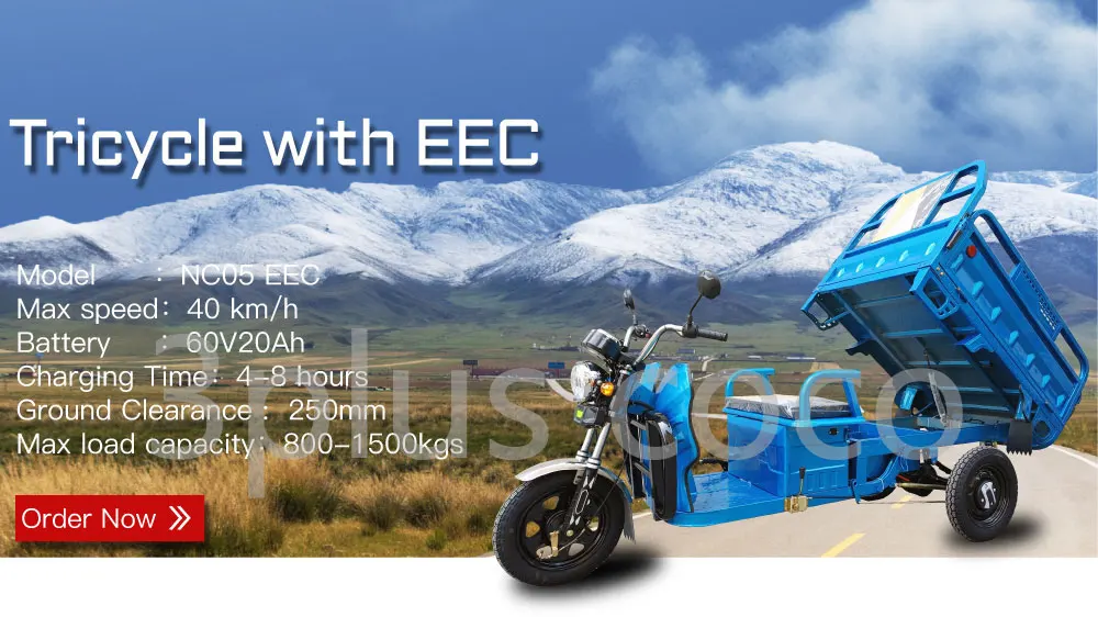 Powerful Chinese Electric Cargo Tricycle Certificate Hot Sale Three Wheel Eec Buy Powerful