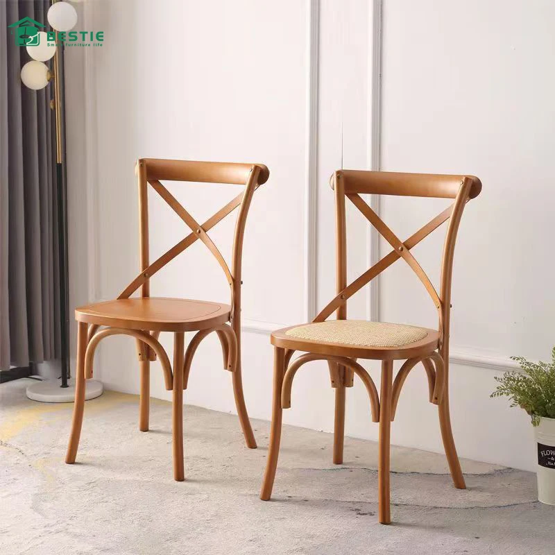 Shop Our Factory Wooden Stackable Cross X Back Chairs