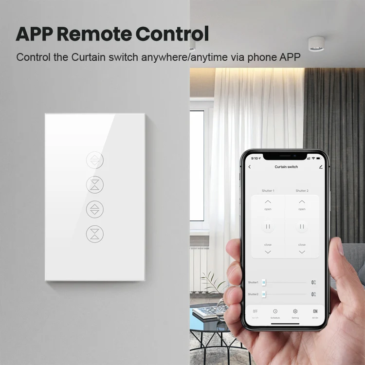 Smart Wifi Wireless Switch - Avatto Smart Curtain Control
