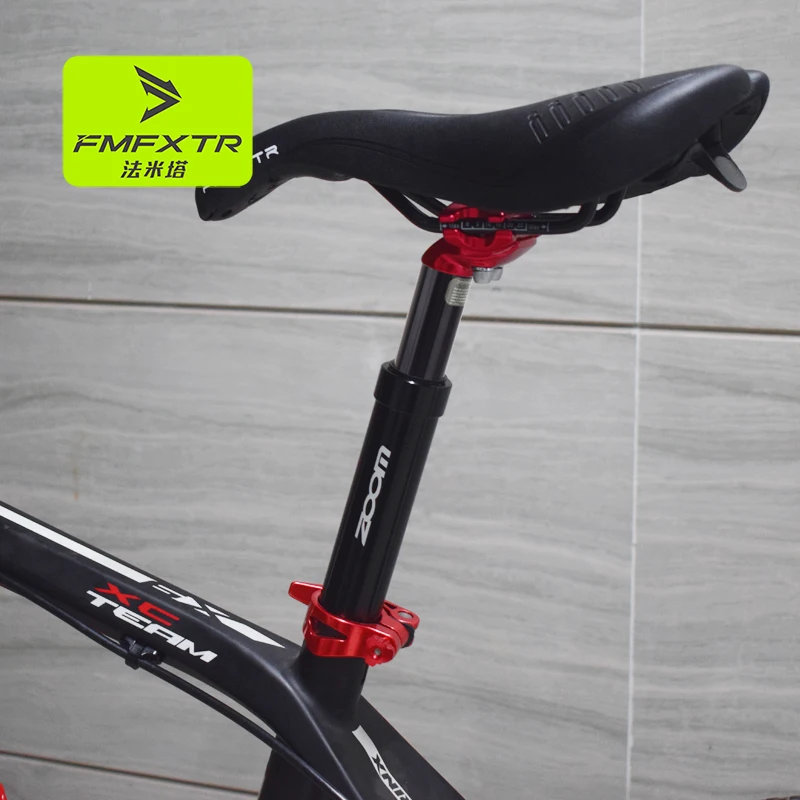 Zoom *350mm Aluminium Seatpost for Bike Modification Accessories  Part MTB Dropper Suspension Damping Bicycle Seat Post