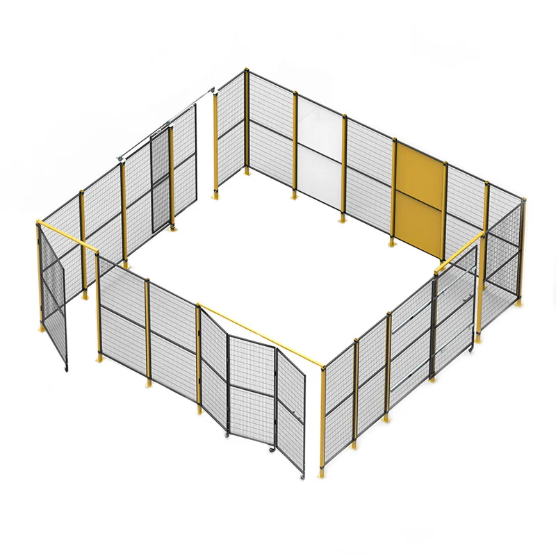 Security Isolation Net Waterproof Robot Safety Fence for Workshop Warehouse Guard Fencing Rail Fence for Construction Sites