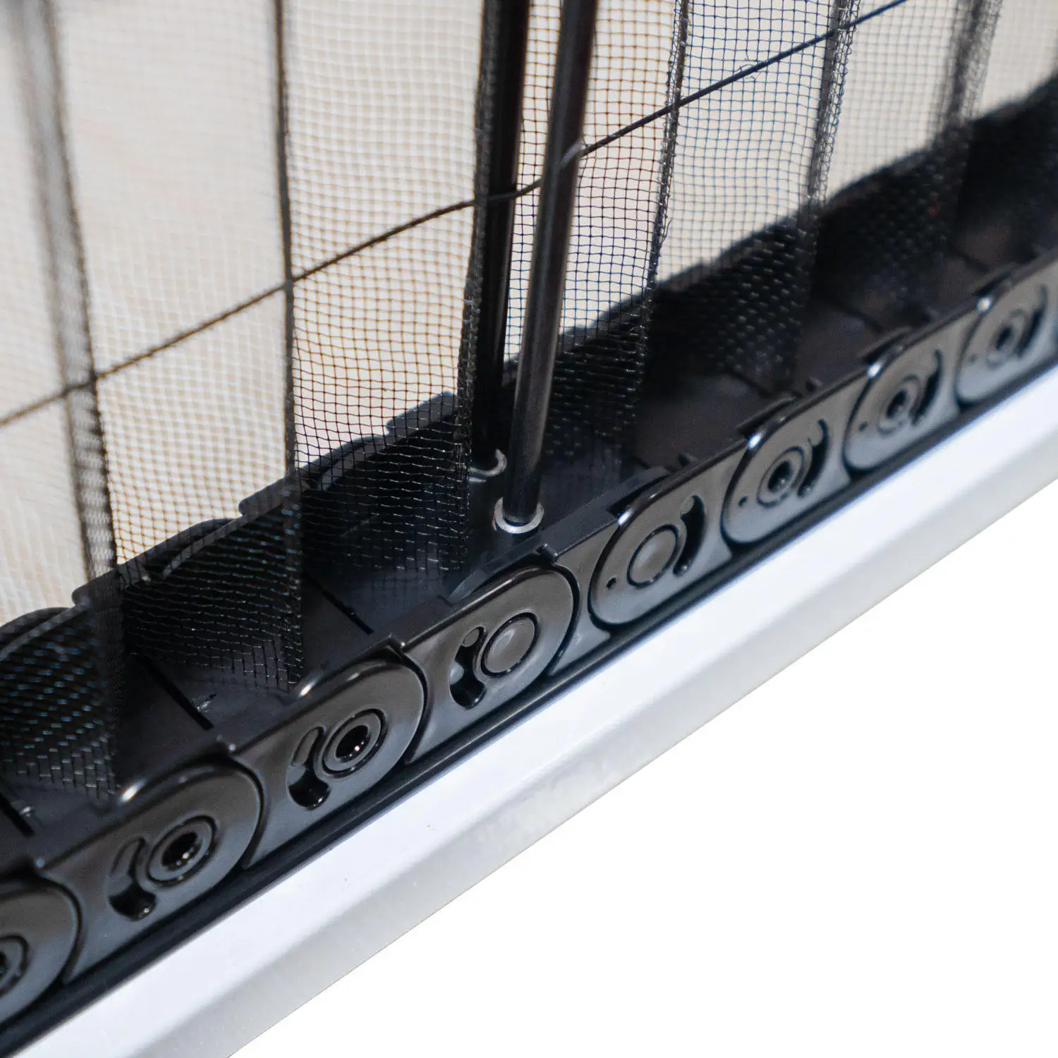 Windbreak Rod Pleated Mesh Folding Screen Door Trackless Sliding Moustiquaire Screen Window Moustiquaire Mosquito