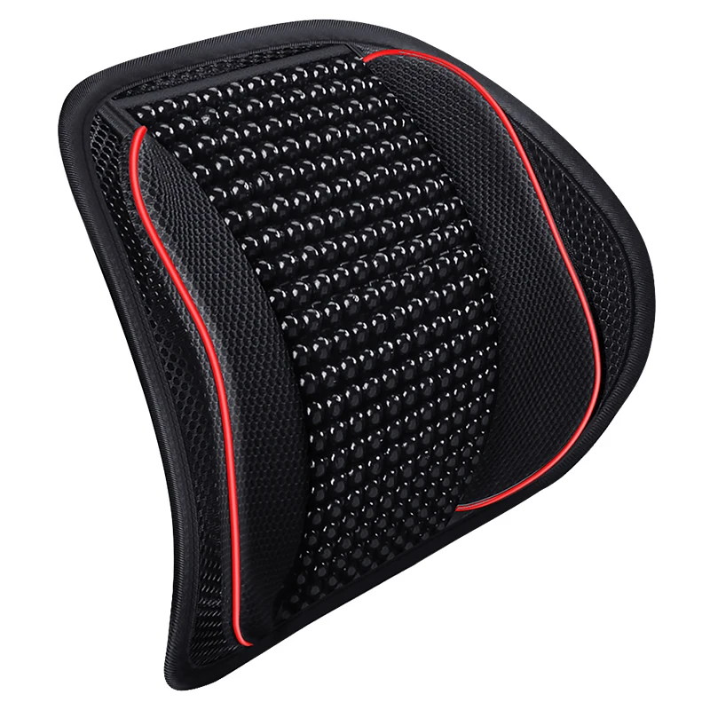 Оптовая продажа с фабрики прямая низкая цена деревянные бусины поясничная Подушка поддержка автомобильной поясницы подушка для офисного кресла спины