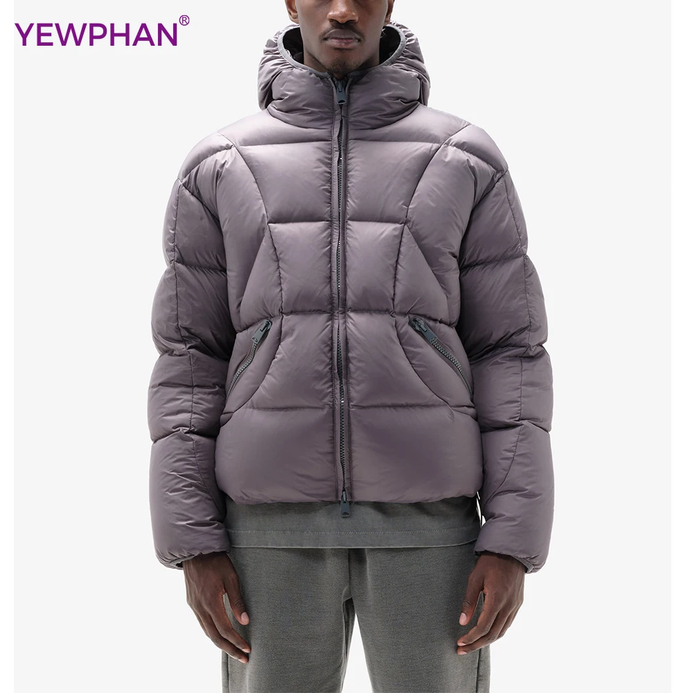 quilted fabric material puffer jacket