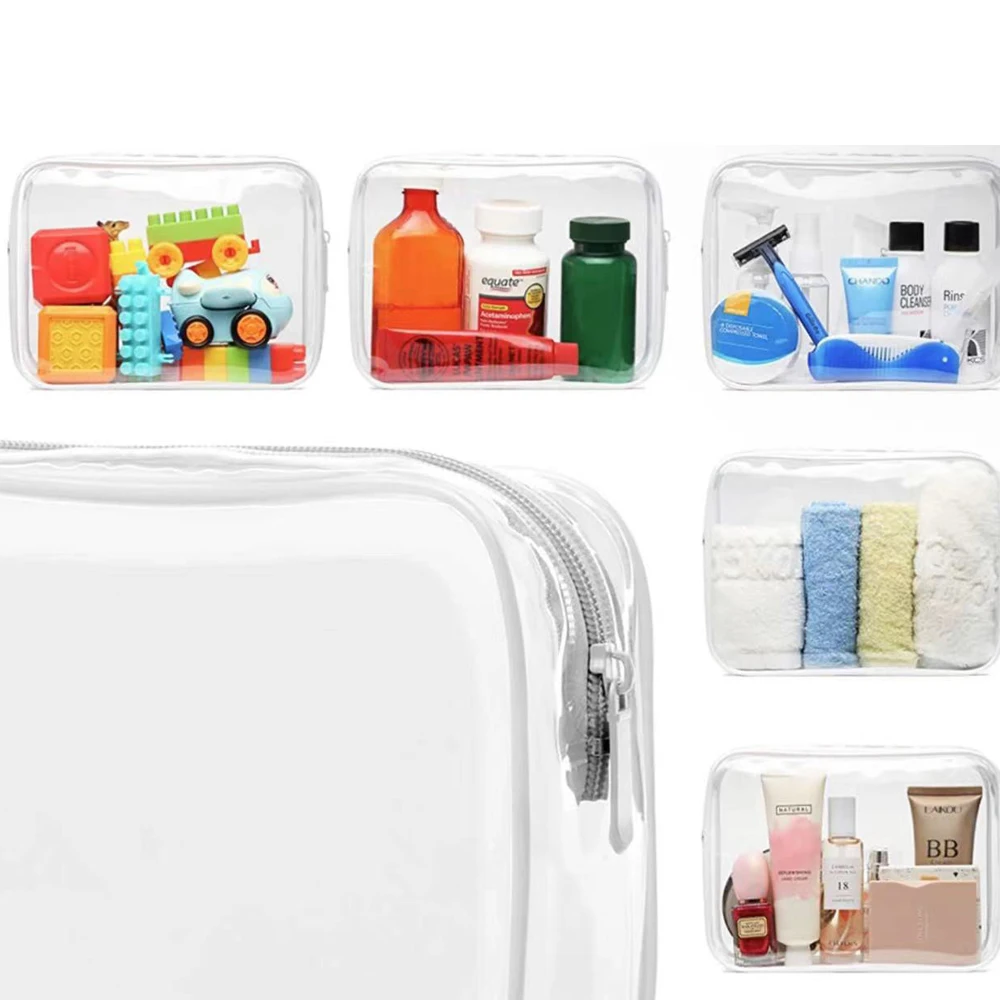 Новинка, модная Водонепроницаемая прозрачная дорожная сумка для туалетных принадлежностей, прозрачная косметичка из ПВХ