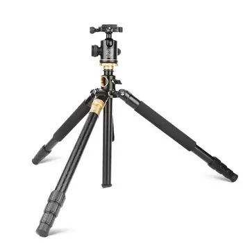 QZSD- Q999H Multifunction Aluminium Horizontal Camera Tripod Monopod with Ball Head for DV DSLR detail image
