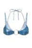 Top triangolo blu