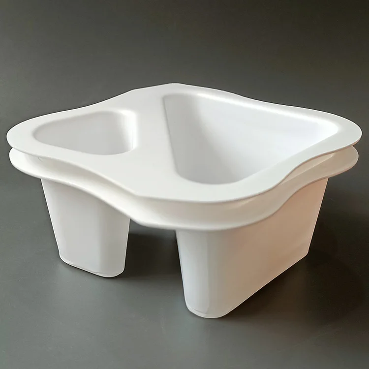 5 Oz 2 Compartment Plastic Cracker Snack Dip Cups - Forsure