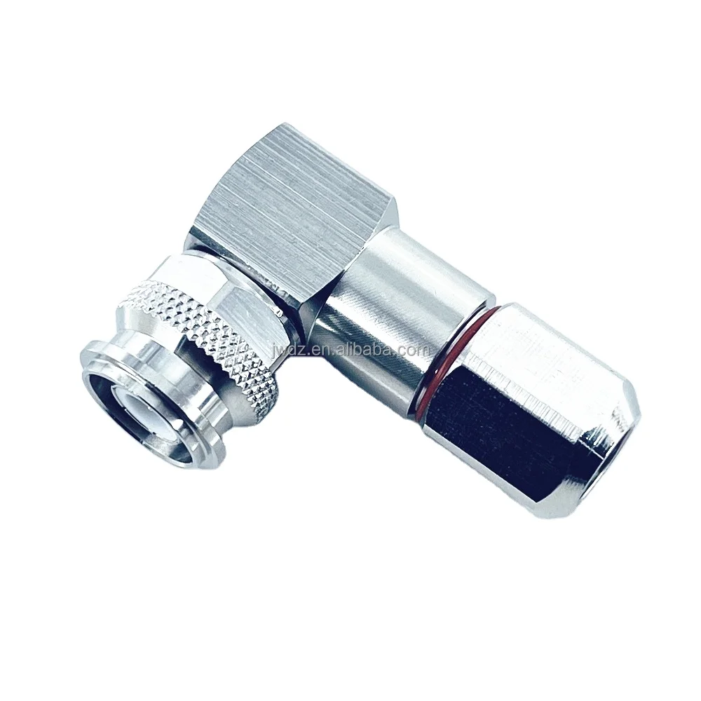 RF Coaxial TNC Clamp Male RA Connector For LMR300 Coaxial Cable