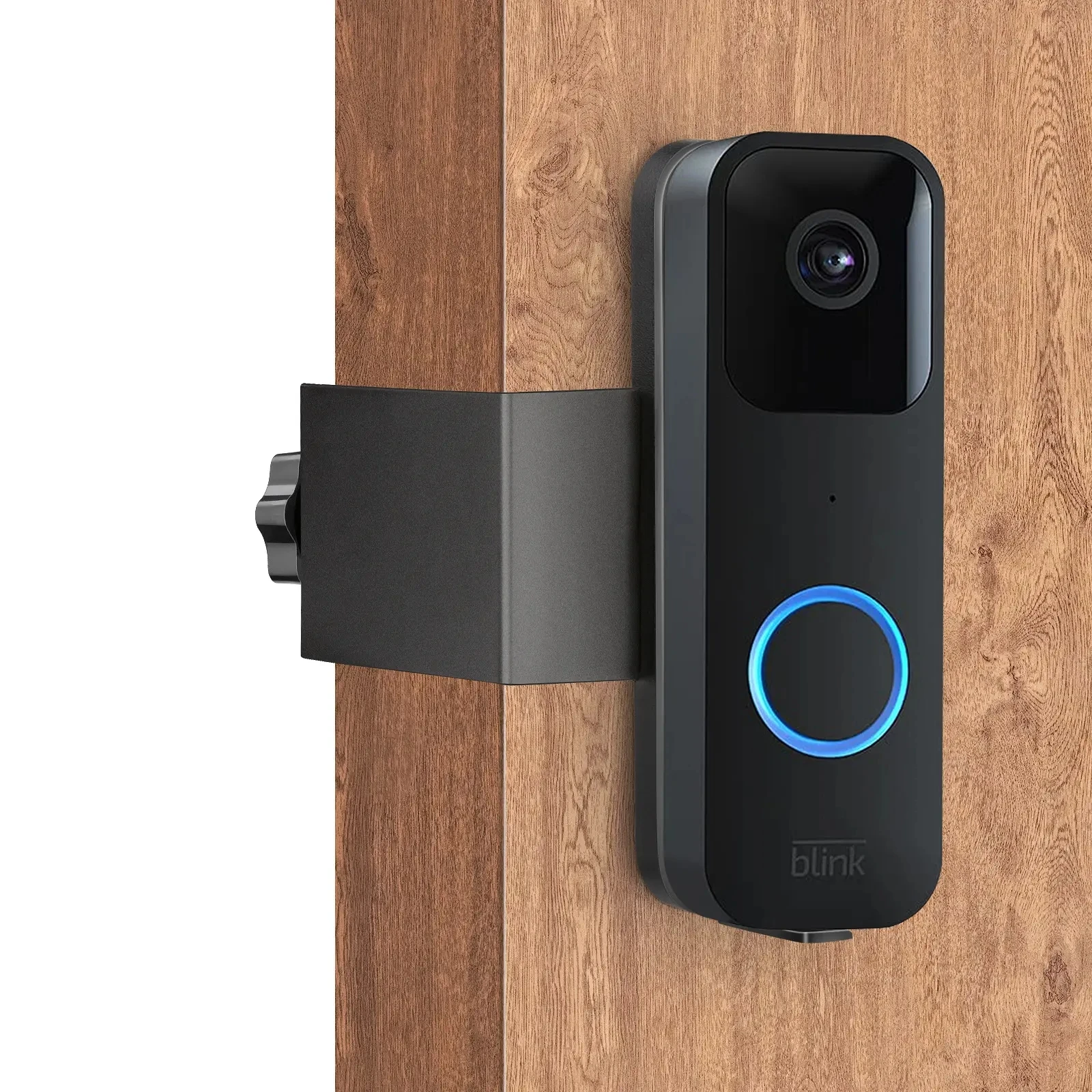 Blink Doorbell Mount, Anti-Theft Bracket With Screws & 3M Adhesive – Fits Blink Video Doorbell, Weatherproof, Easy Install For Home, Apartment, Office