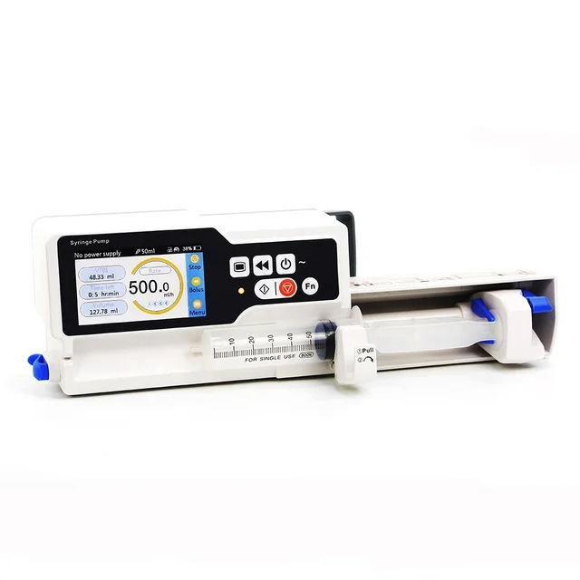 Lexison Veterinary Equipment PRSP-S700 High Quality Advanced Electric Single Channel Syringe and Infusion Pump with Drug Library