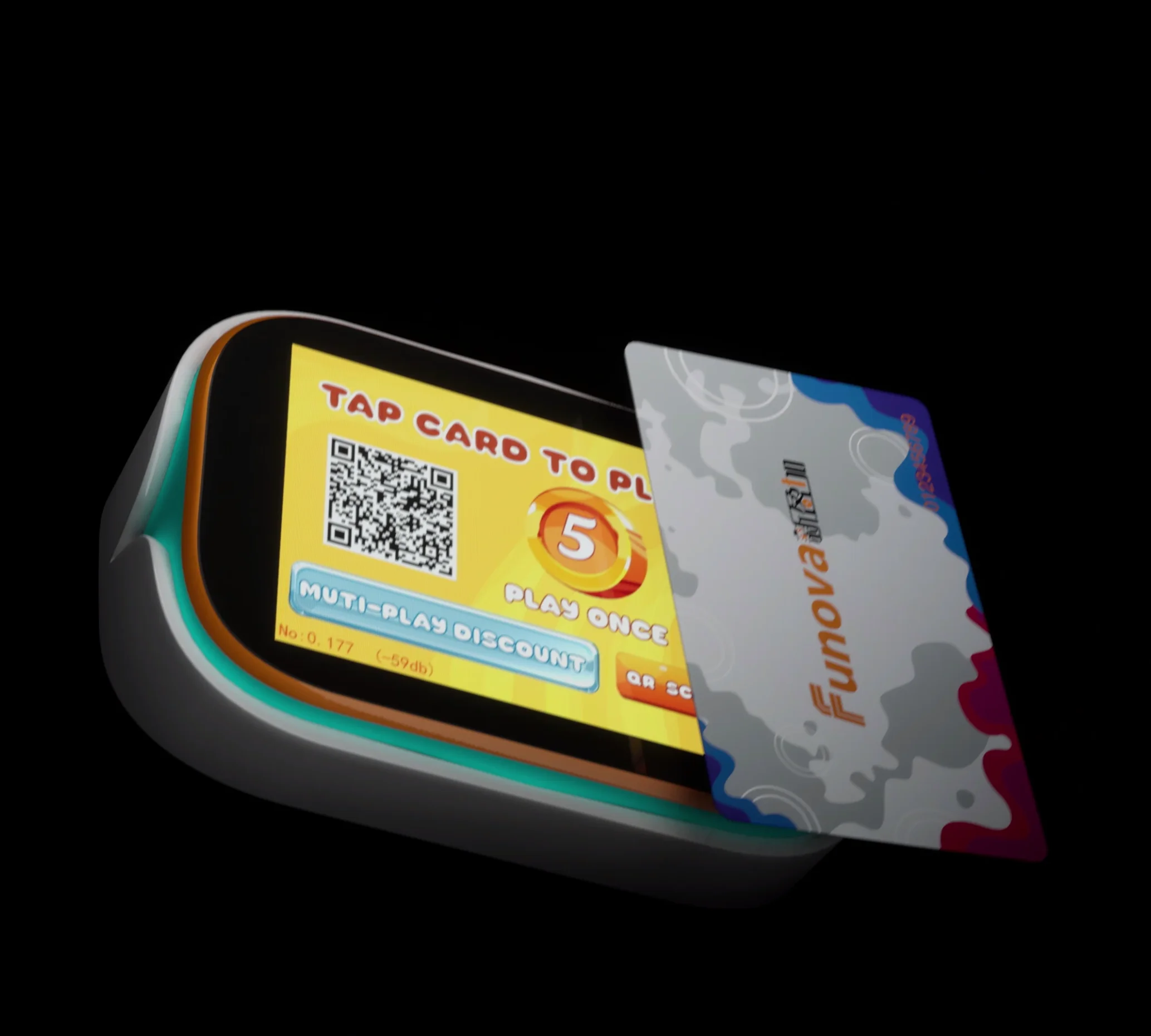 Self-Developed RFID/WiFi Card Reader Cashless Tap Management System for Indoor Playground Amusement/Arcade Sports Entertainment