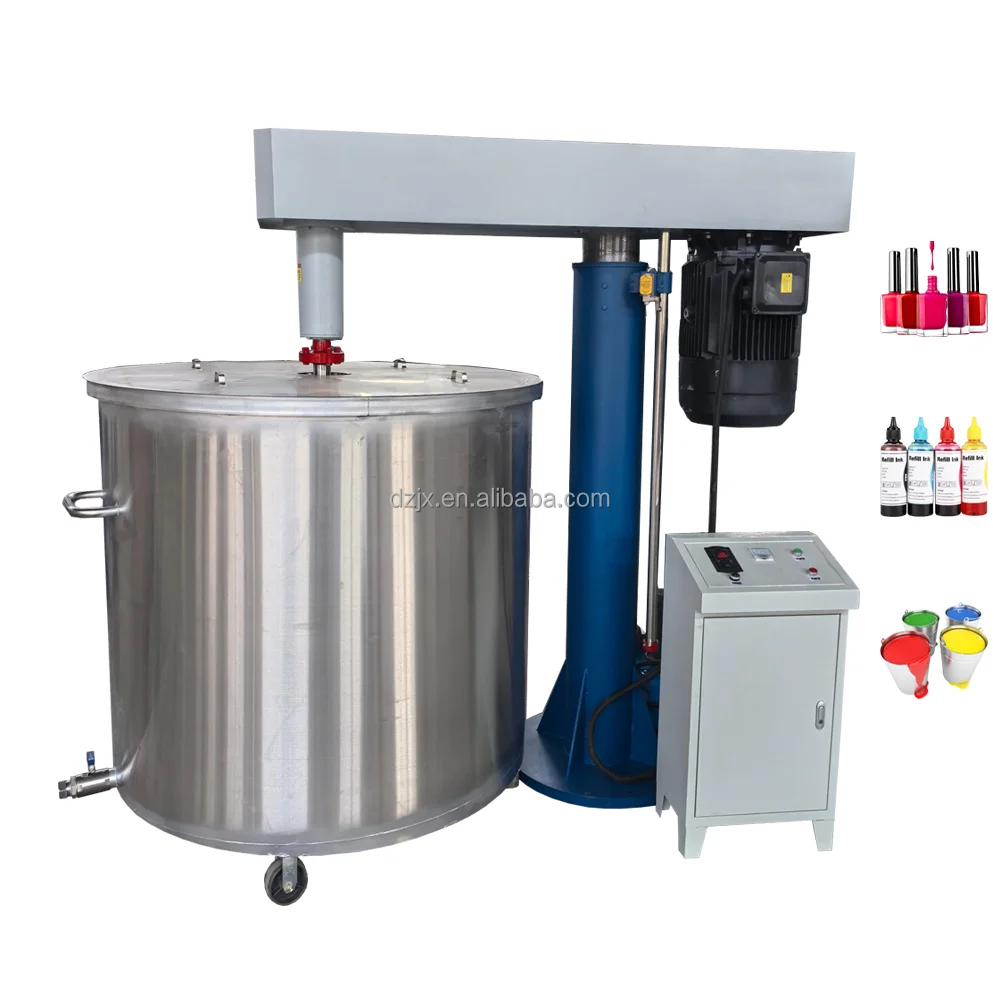 DZJX Kapci Paint Mixing Dispensing and Filling Equipment Mayonnaise Mixing Machine Multimix High Shear Mixer With Tank