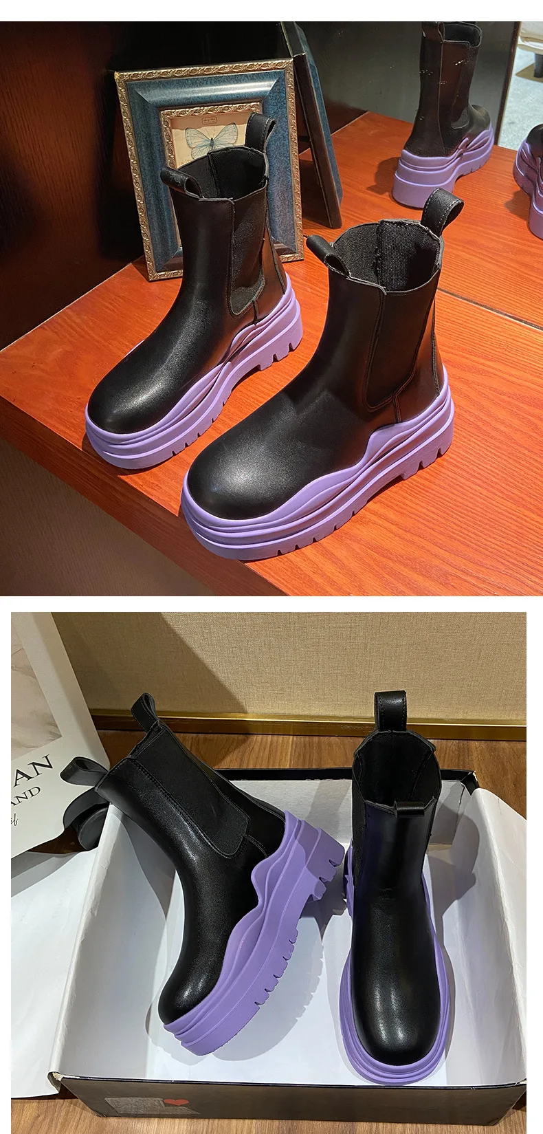 Botines Suela Gruesa Para Damas. Moda Colombiana. | MercadoLibre