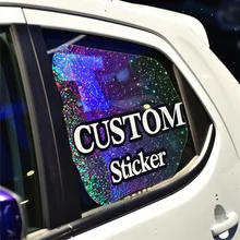 Custom Logo Die Cut Vinyl Decal Transfer Car wrap body sticker Car interior Window Stickers