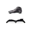 Black upper shoe + three-wheel stand without wheels
