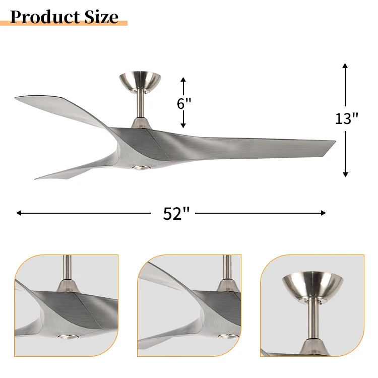 Ceiling Fan, Plastic, 23W - detail 10