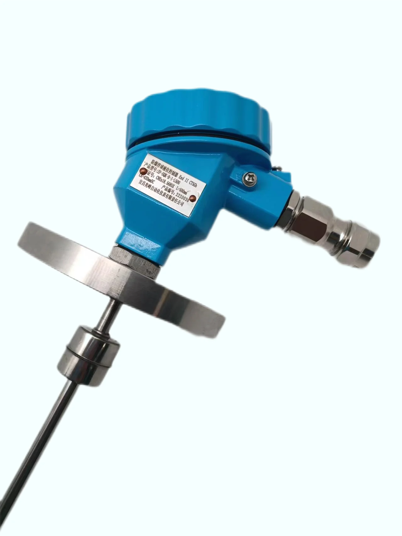 Flange Mounted Liquid Level Sensor Water Tank Oil Tank Fuel Tank Level