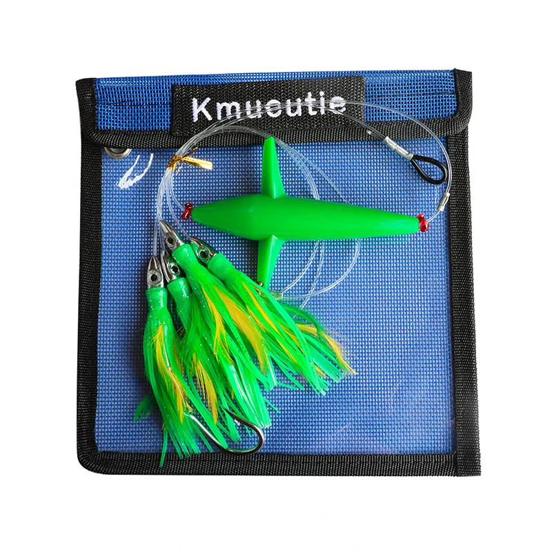 Yimiti Leurre De Pêche à La Traîne En Forme D'Oiseau 5 Pouces Grand Jeu Pour Thon Pour Cha Nes De Marguerites Offshore Marine Bleue