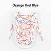 naranja rojo azul