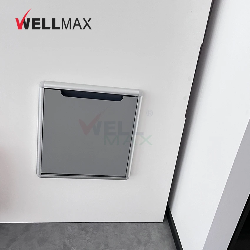 WELLMAX Wall Mounted Folding Chair Stool Hanging Invisible Porch Stool ...