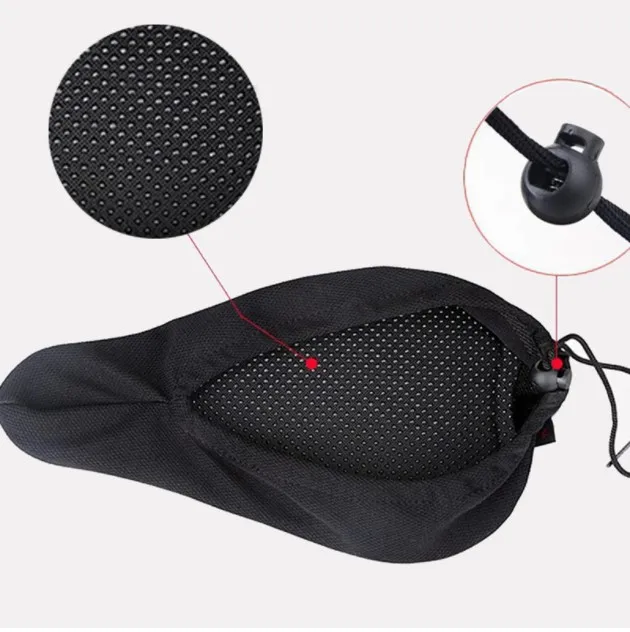 Велосипедные аксессуары для седла, ультрамягкие силиконовые 3D гелевые накладки на сиденье, подушка для горного велосипеда, утолщенные удобные подкладки для сидений