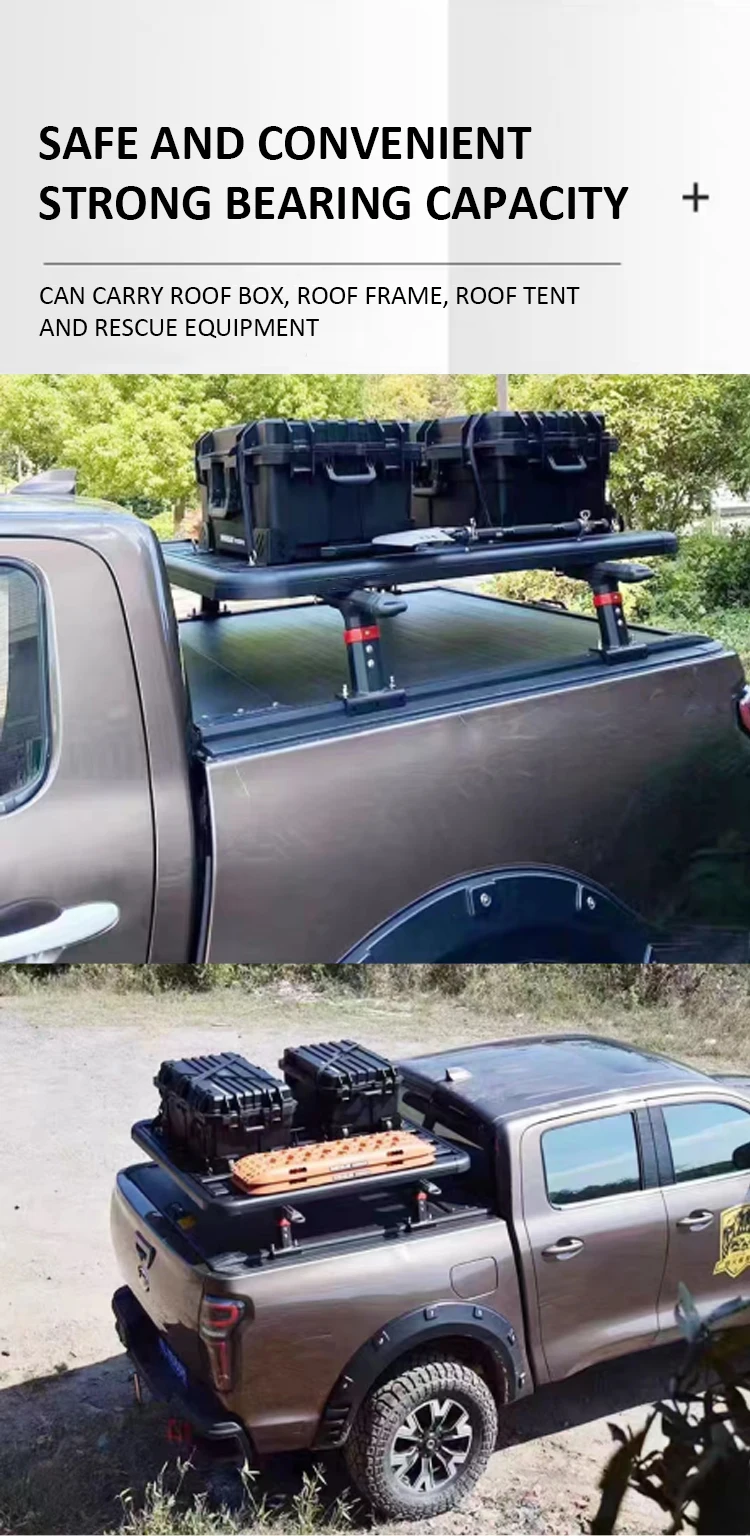 Universal Adjustable Carrier Cage Truck Bed Ladder Rack Roll Bars