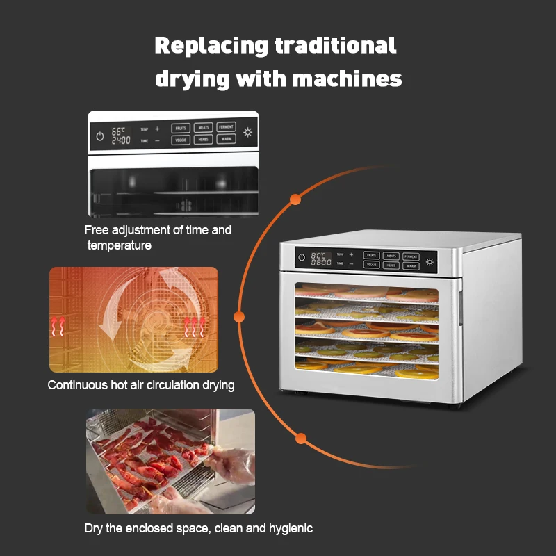 Layers Beef Jerky Food Dehydrator Machine for Home Use, OEM