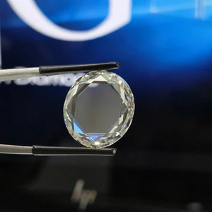 6.97 Ct F VVS Lab Grown Polished Rose Cut Diamond with 10/10 Hardness for Engagement Ring Loose Gift for Him or Her