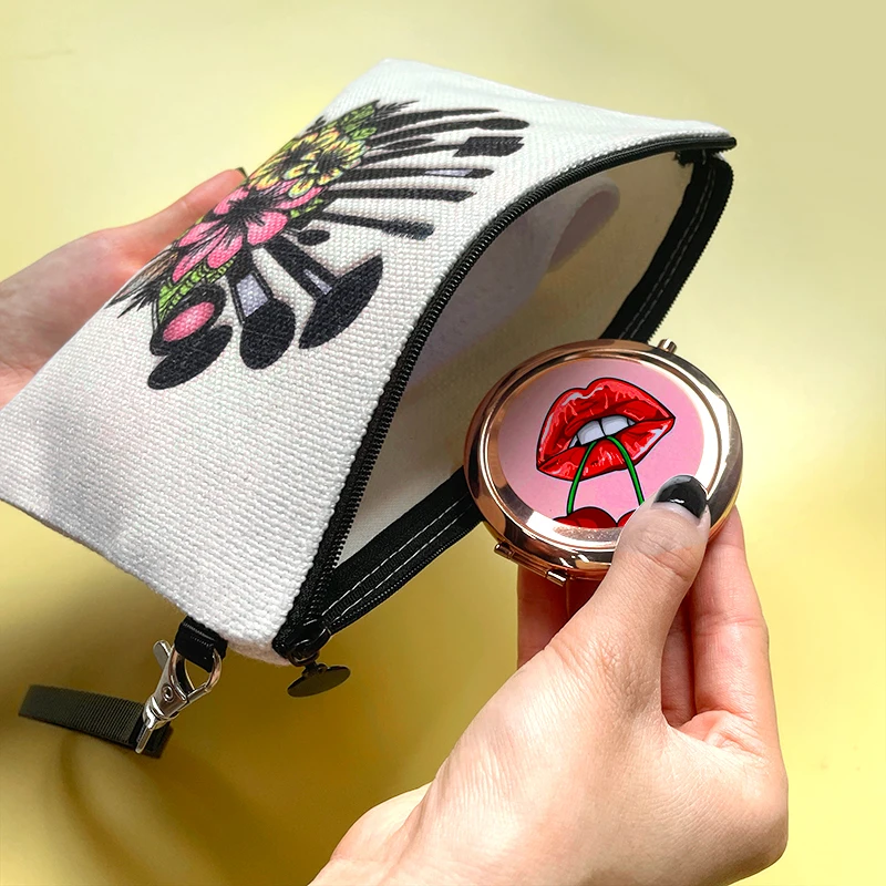 Sublimation Cosmetic Bag Design 8Pcs Sublimation Blanks Cosmetic