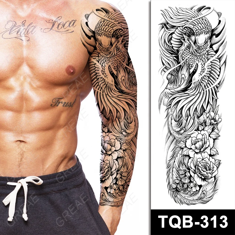 Wholesale 2022 New Men Women Temporary Body Art Sleeve Full Arm Tattoo  Designs - Buy Full Arm Tattoo,Tattoo Designs,Temporary Tattoo Product on  