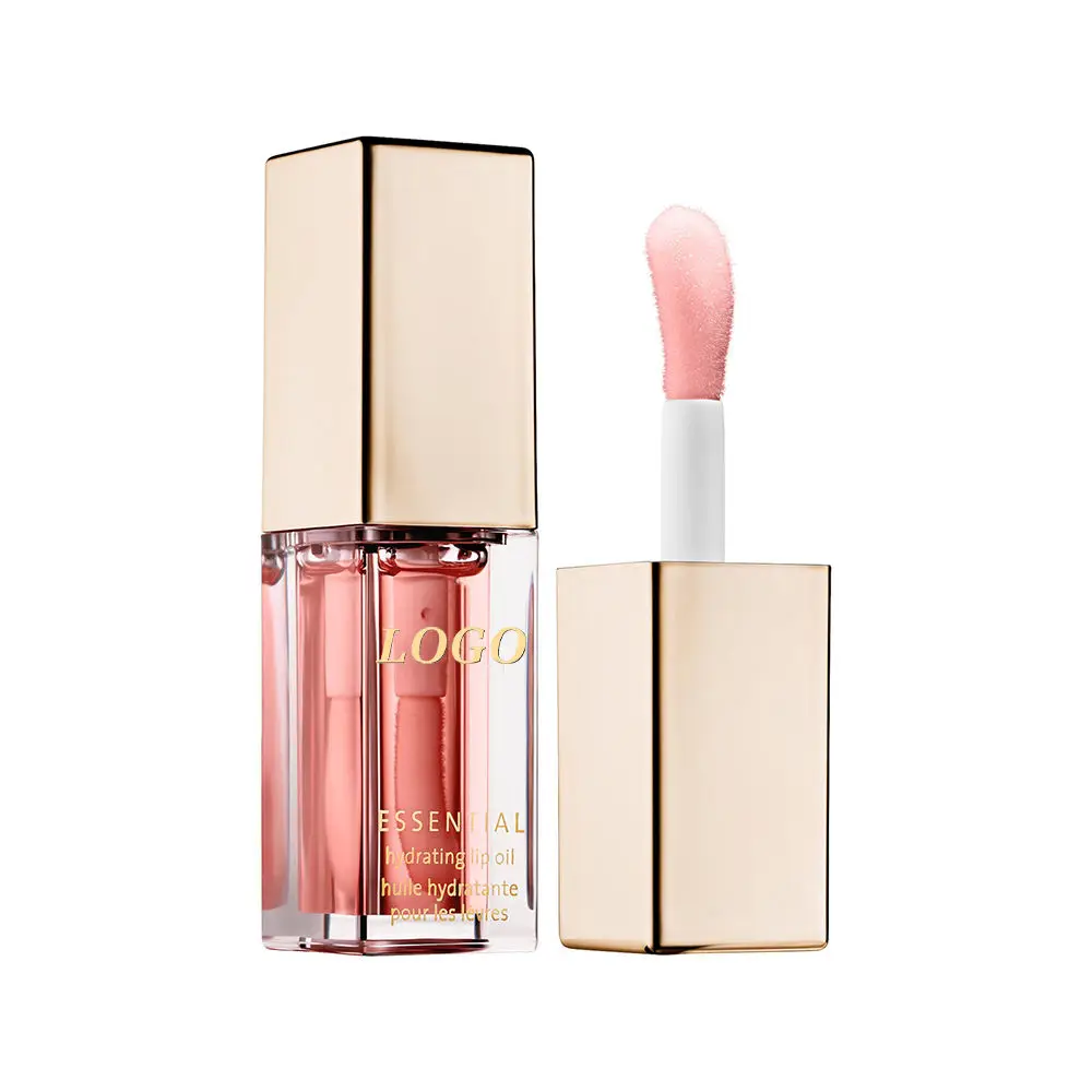 Лидер продаж большая кисть для растений прозрачное масло губ без логотипа индивидуальное ароматное