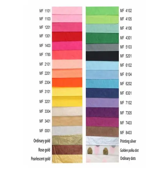 Wholesale Tissue Paper Design Custom Printed logo Thin Wrapping Paper for Product Wrapping