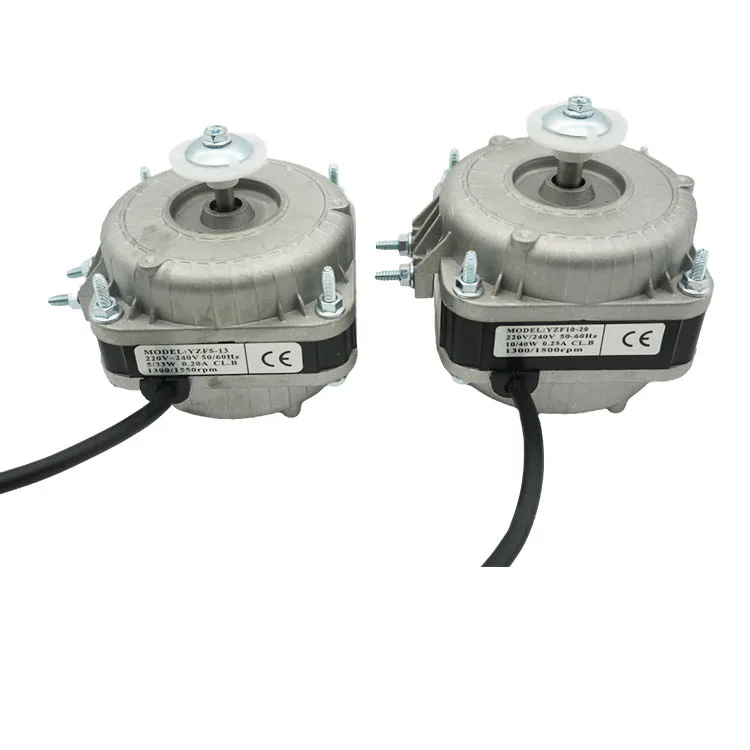 AC Refrigerator Fan Motor with Fan Blade and Bracket Freezer Motor Shaded Pole Motor  5w 10w 16w 34w