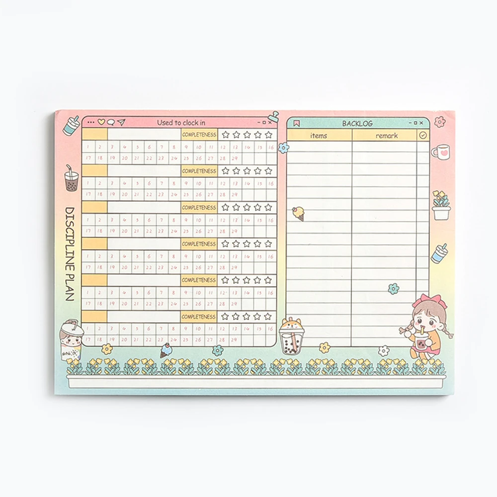 Kawaii School Notes Pad Schedule Agenda Do List Daily Planner - Buy Do List Daily Planner,Daily Planner,Office School Notes Pad Schedule Agenda on Alibaba.com