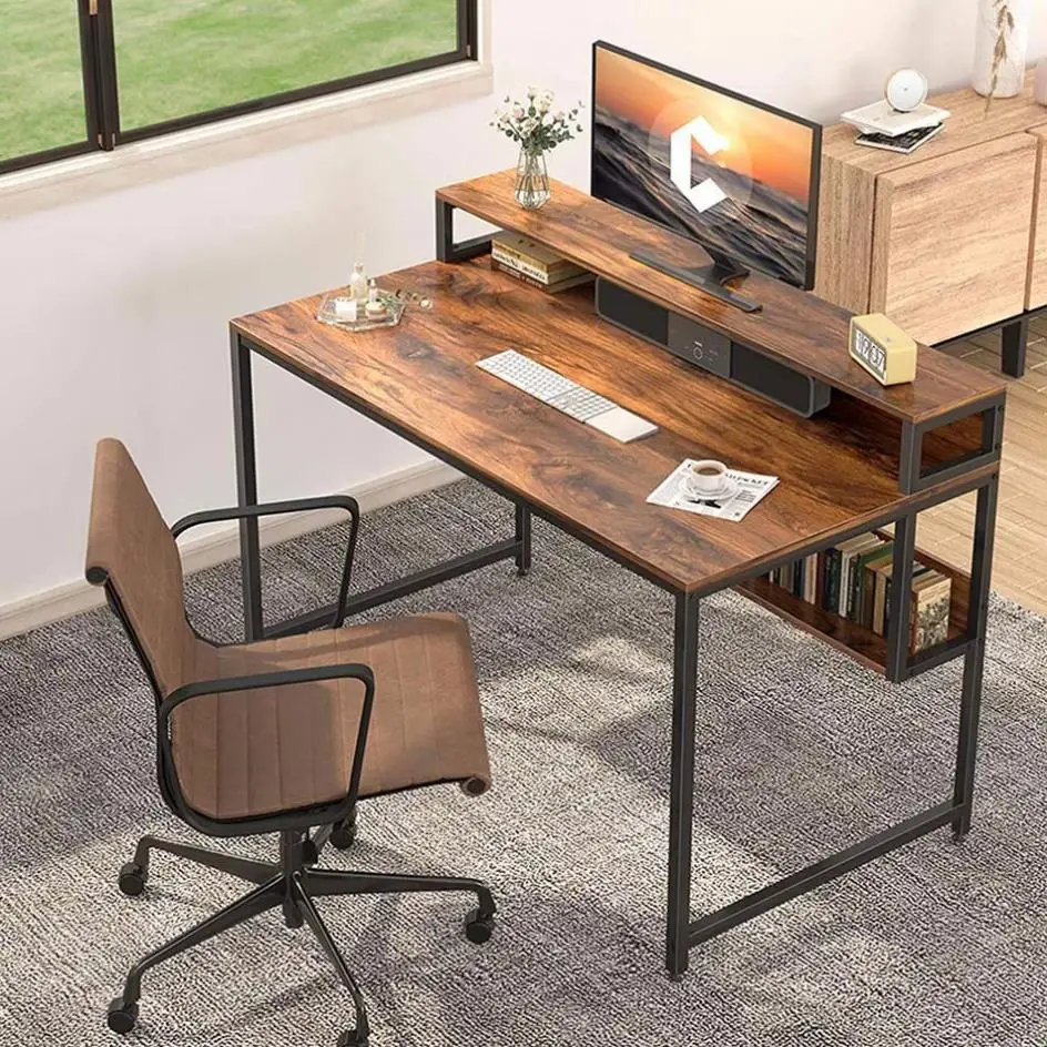 hot selling desk with cabinet solid