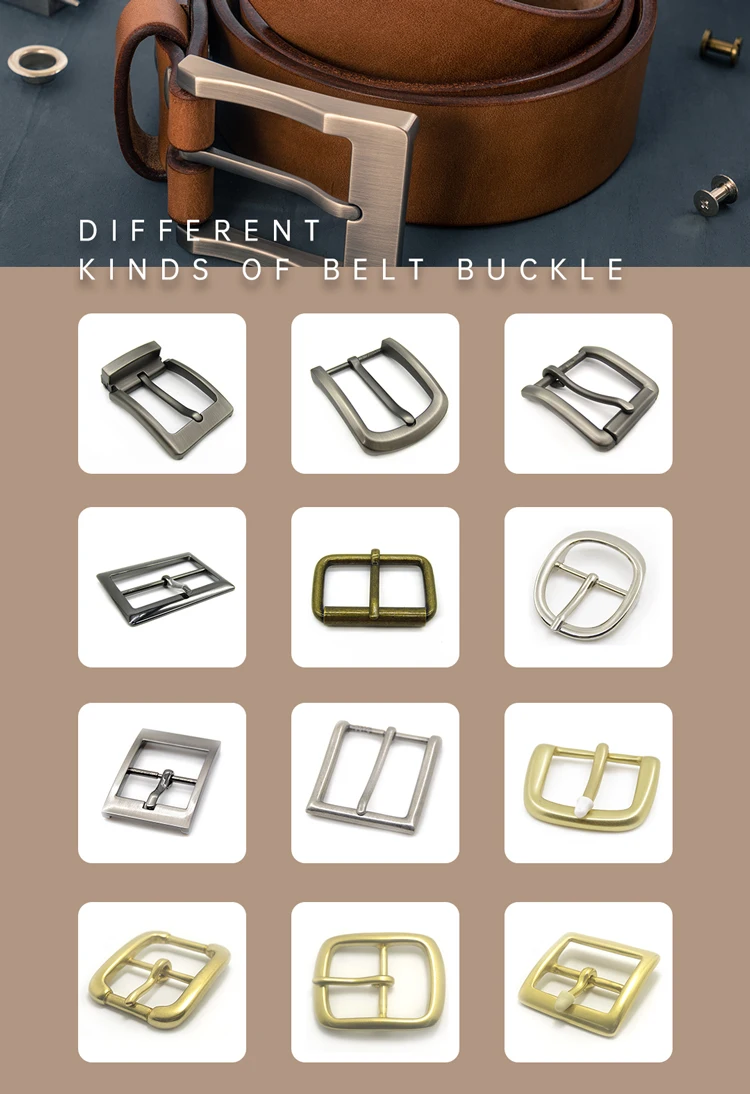 Stainless Steel Roller Belt Buckle Single Pin Tongue Prong Diy Leather