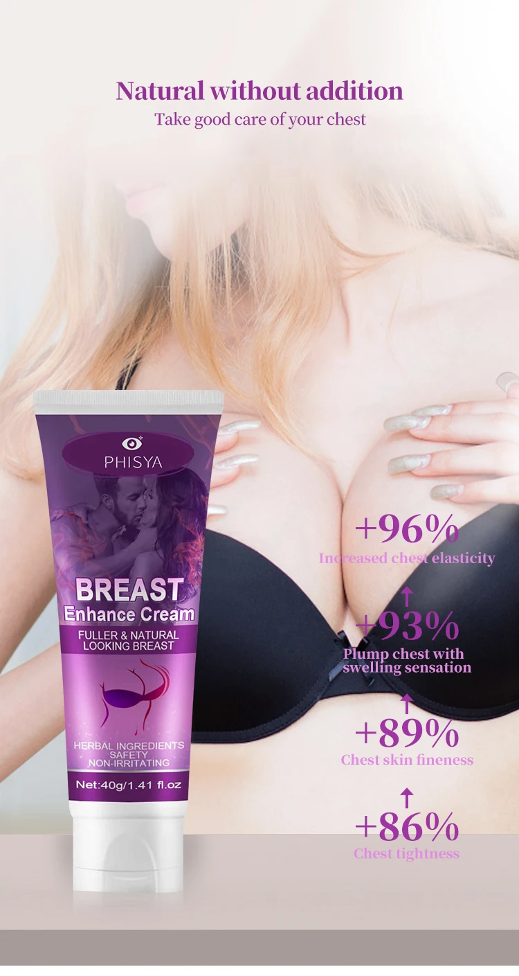 Private Label Instant Big Boobs Firming Lift Enlargement Tight Breast Cream Organic Breast 