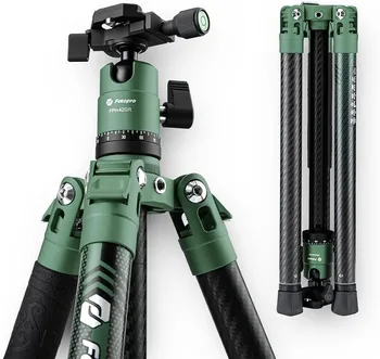 Carbon Fiber Light Stand Tripod 60 Inch Compact Travel Ball Head Tripod 360 Degree Ball Head Professional Camera Stand