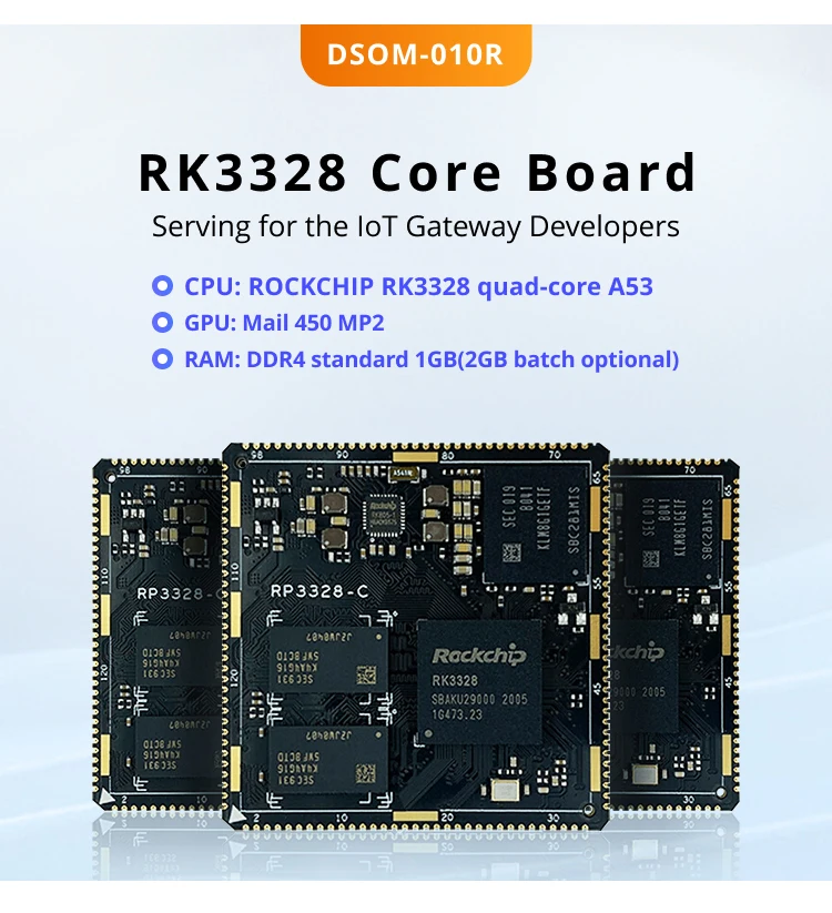 Dusun Rockchip Rk3328 Quad Core A-53 System On Chip Android Linux ...