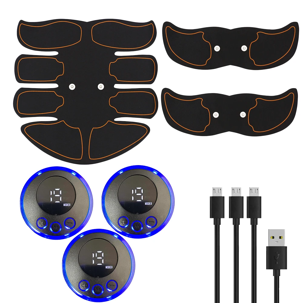 Ems Muscle Toner,Abdominal Ab Toning Belt Abs Trainingems Electric