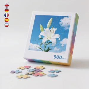 Personalization Custom Logo 500 Piece Jigsaw Puzzle Handmade Rompecabezas Sublimation for Adults