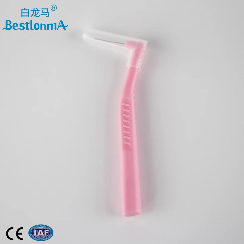 Стоматологические одноразовые пластиковые цветные межзубные щетки 5 шт. от производителя