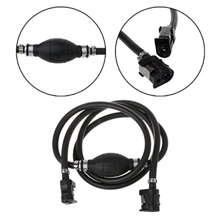 LazaraHome 6mm Fuel Line Gas Hose Primer Bulb Outboard Motor Tank